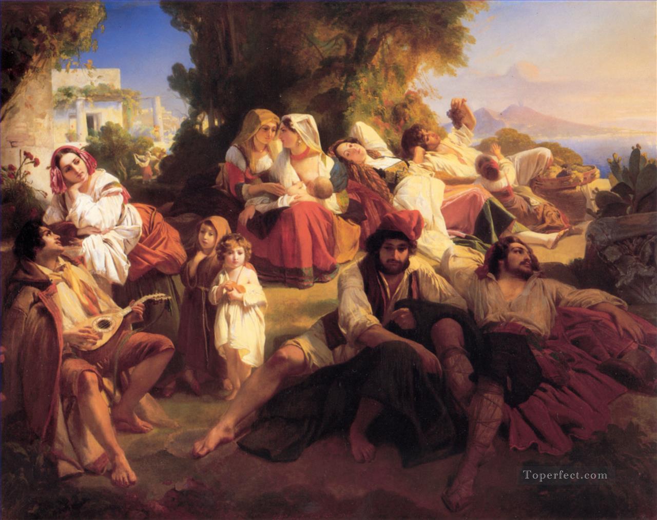 Il Dolce far niente Franz Xaver Winterhalter Oil Paintings
